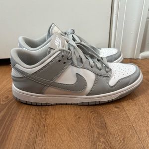 Grey women’s Nike dunk low